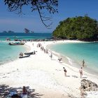 4 Island group tour by traditional Thai longtail boat 