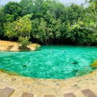 Hot Spring Waterfall and Emerald Pool with minivan  (E.4.)