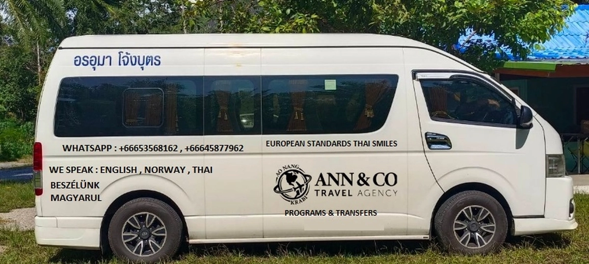Private airport transfer minibus in Krabi – Ao Nang – Phuket